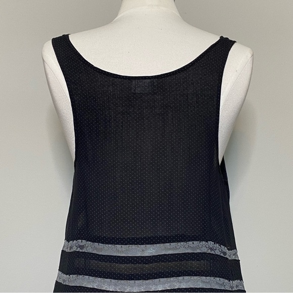 Intimately Free People Black Voile Trapeze Dress, size Small - Picture 6 of 15